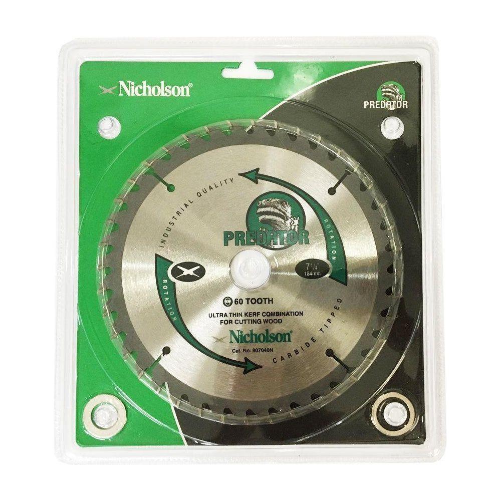 Nicholson Circular Saw Blade for Wood (Predator) | Nicholson by KHM Megatools Corp. Nicholson Circular Saw Blade for Wood (Predator) | Nicholson by KHM Megatools Corp.